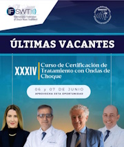 XXXIV Curso de Certificação em Tratamento por Ondas de Choque